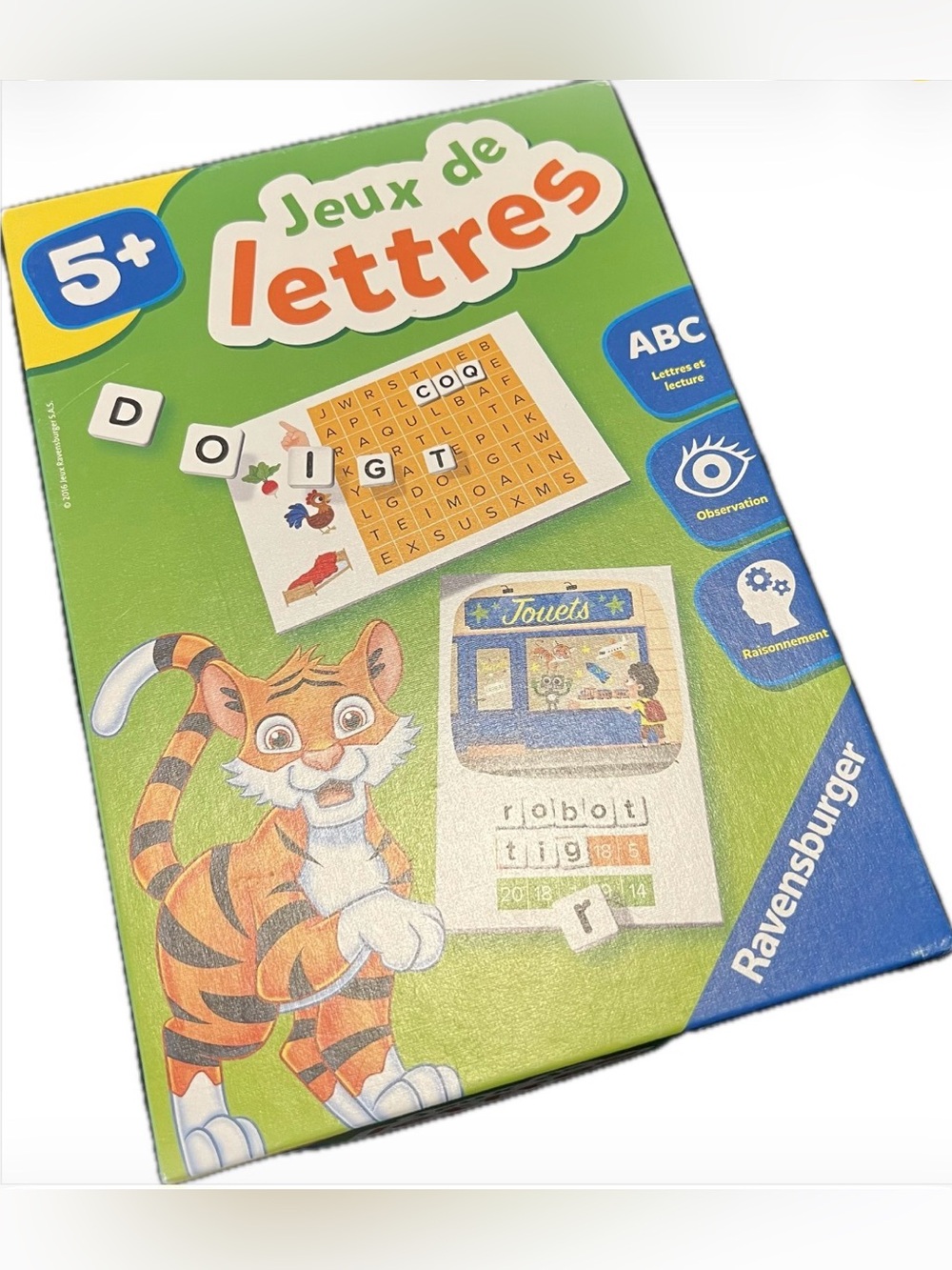 Ravensburger Jeux de Lettres - French Learning Puzzle Game